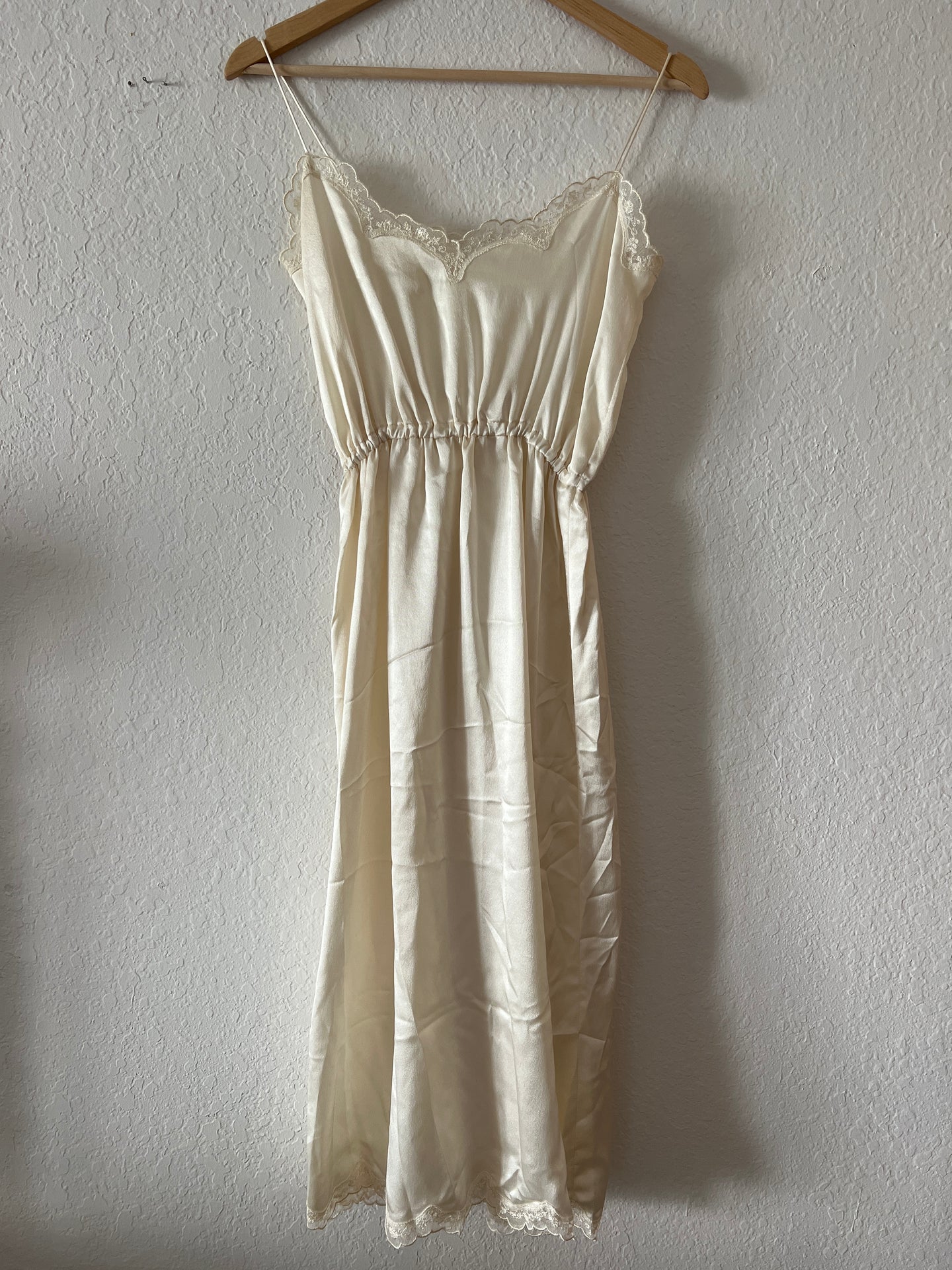 Vintage Ivory Slip Dress