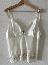 Load image into Gallery viewer, Vintage Sheer Beaded Cami Top
