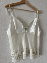 Load image into Gallery viewer, Vintage Sheer Beaded Cami Top
