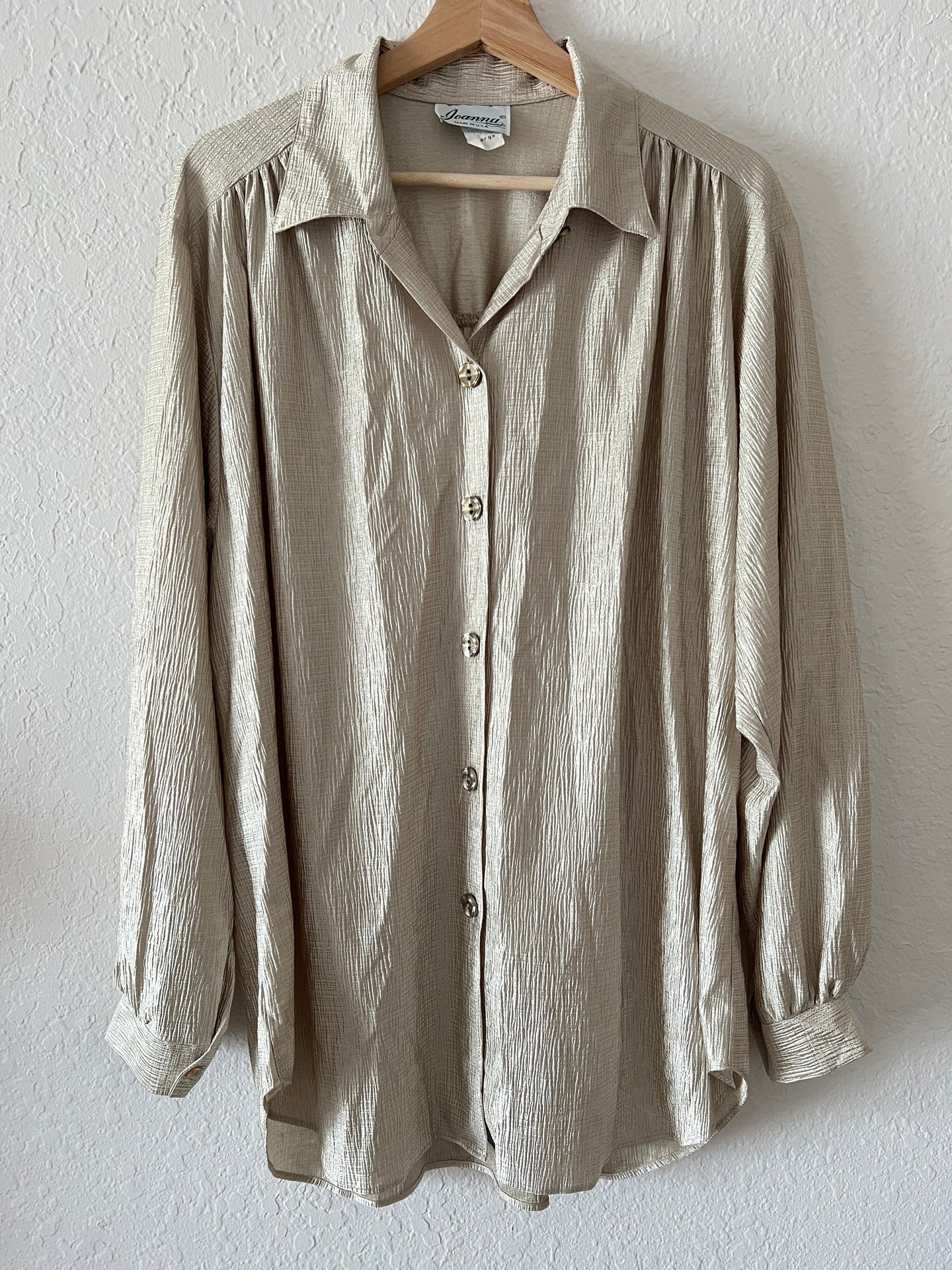 Vintage Button Up Top