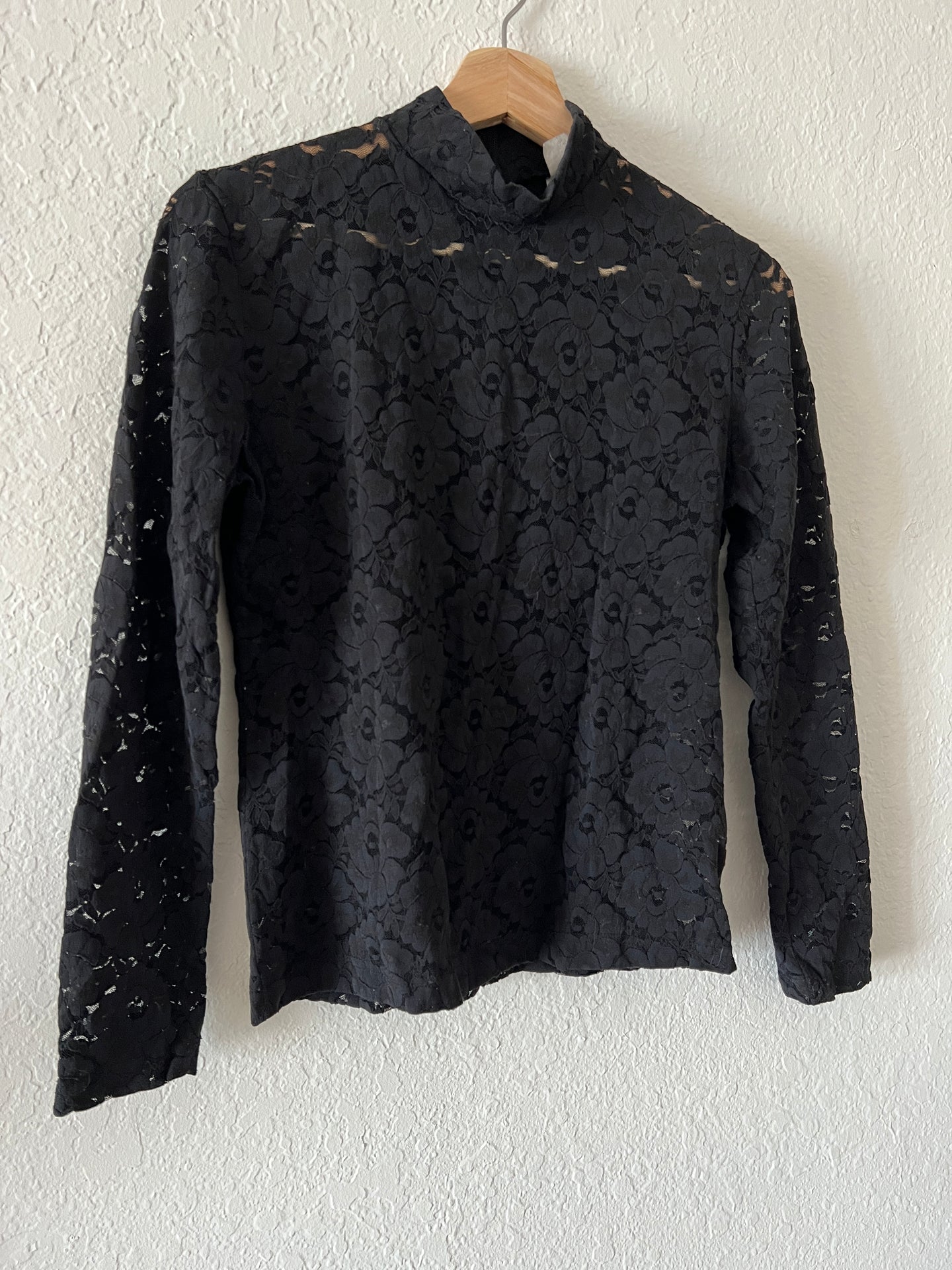 Vintage Black Lace Top