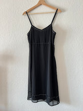 Load image into Gallery viewer, Vintage Black Beaded Dress
