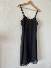 Load image into Gallery viewer, Vintage Black Beaded Dress
