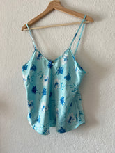 Load image into Gallery viewer, Vintage Blue Floral Cami Top
