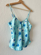 Load image into Gallery viewer, Vintage Blue Floral Cami Top
