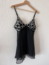 Load image into Gallery viewer, Vintage Black Lace Cami Top
